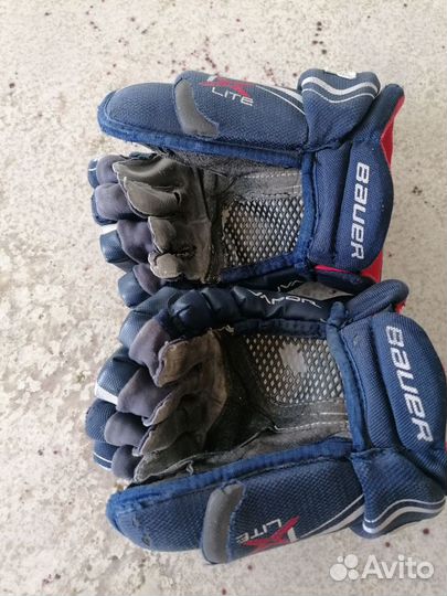 Краги Bauer 1 x lite хоккейные размер 10