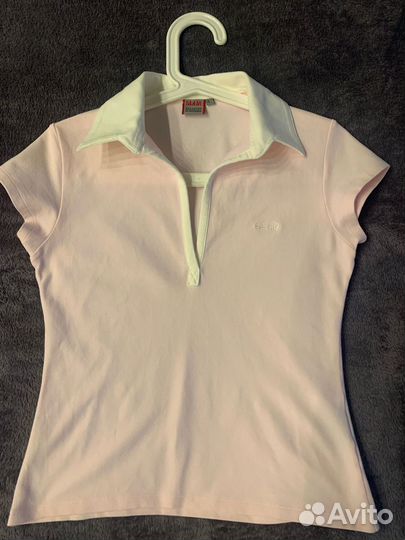 Поло женское с коротким рукавом slam Италия р. S