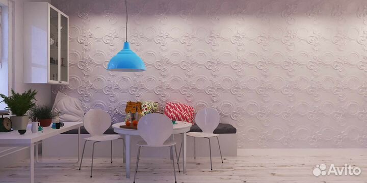 Гипсовая 3D панель 