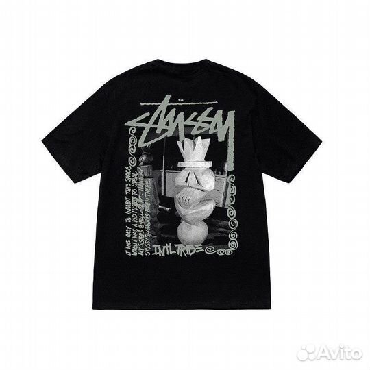 Футболка Stussy WTF Черная