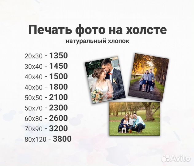 Портреты по фото на холсте в Астрахани от 1 дня