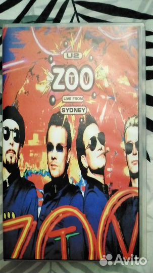U2 ZOO TV Live from Sydney видеокассета