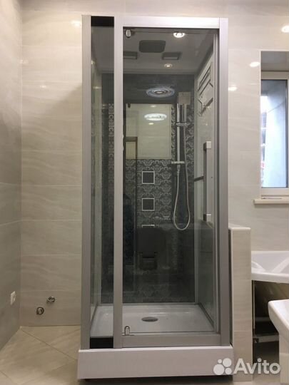 Установка душевых кабин и ограждений