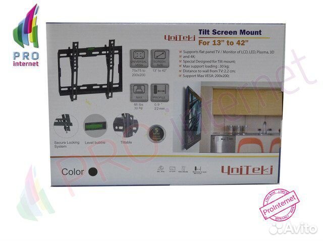 Кронштейн для телевизора, монитора uniteki FD1707