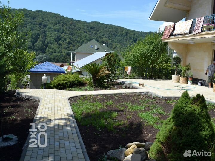 Тротуарная плитка, брусчатка, бордюры под ключ