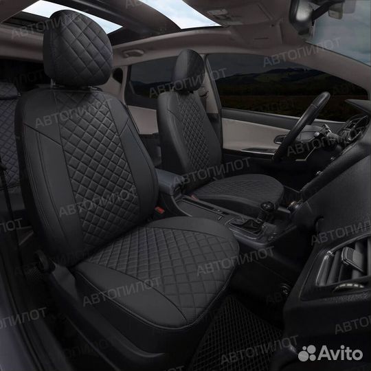 Авточехлы. Оригинальные чехлы Автопилот из экокожи