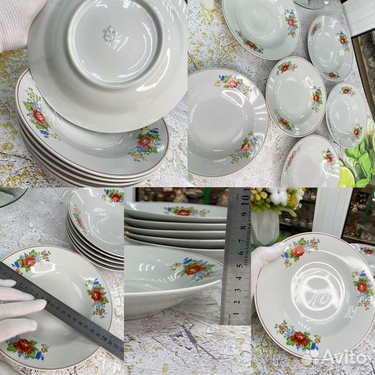 Фарфоровые тарелки