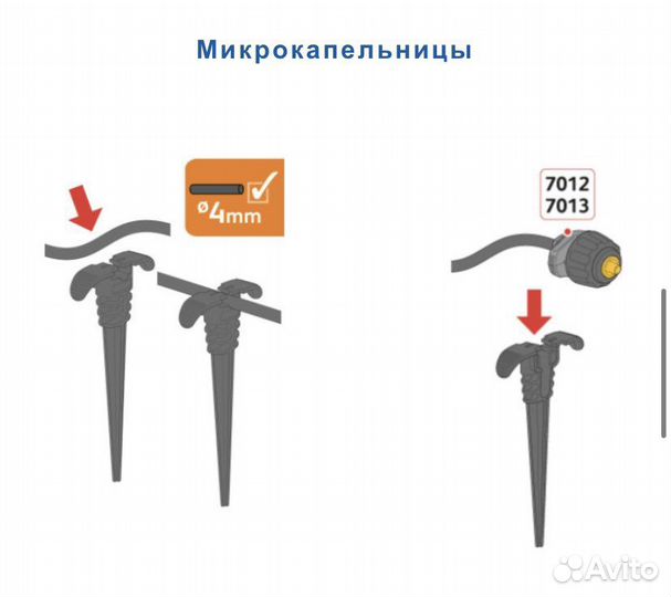 Комплект автополива с микроразбрызгивателями