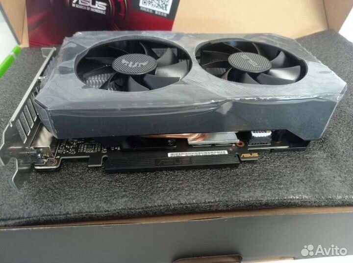 Новая видеокарта asus geforce GTX 1660ti