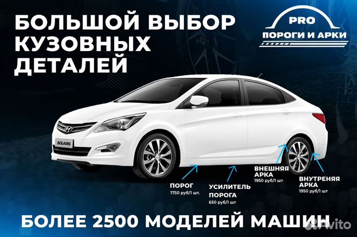 Ремонтные пороги Kia Shuma 2