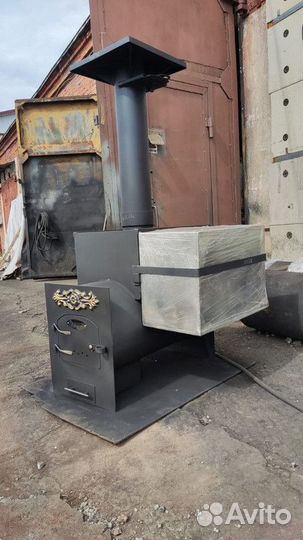 Банная печь Гарант Премье 60 см 910x430x750