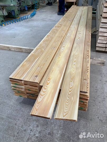 Вагонка лиственница (имитация бруса)