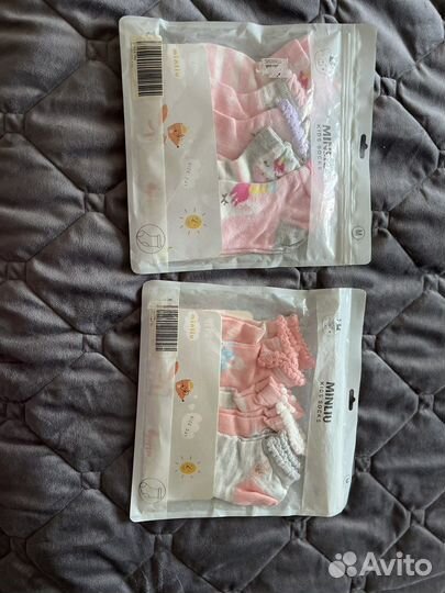 Набор носочках детских, новые