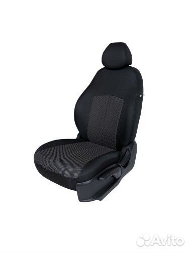 Чехлы на сиденье /1118, Калина 2/ Жаккард черный