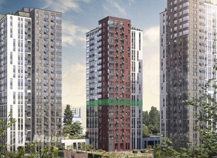 Квартира-студия, 23,4 м², 8/21 эт.