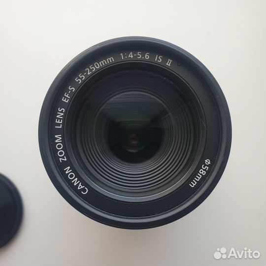 Объектив canon zoom lens ef-s 55-250mm 1:4-5.6 is