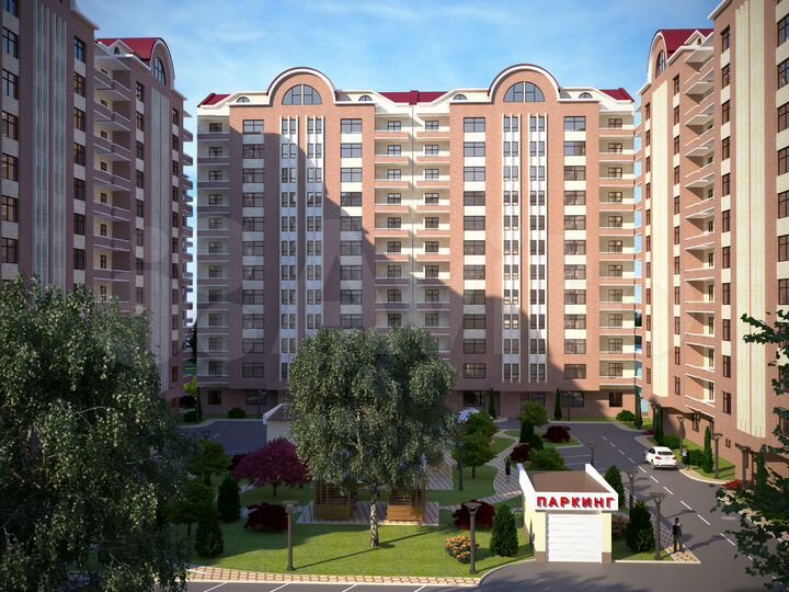 2-к. квартира, 73,8 м², 6/11 эт.