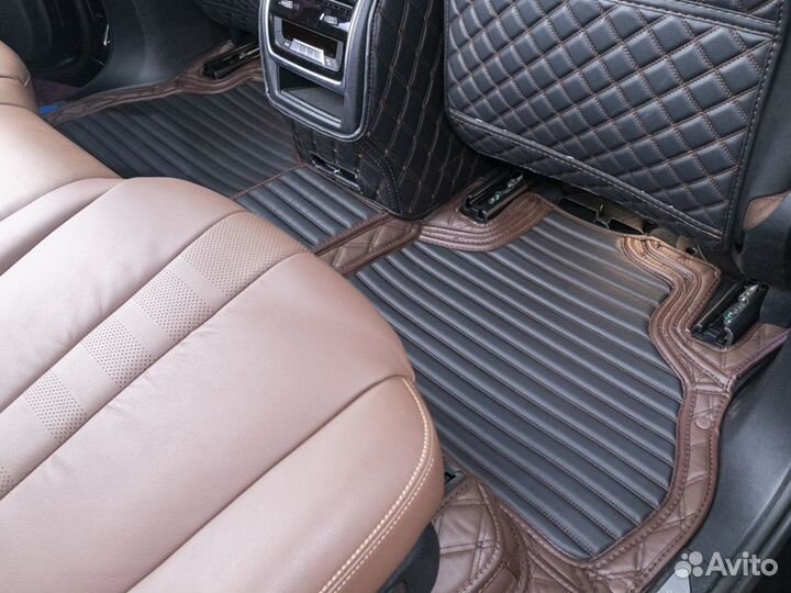 Коврики в салон кожаные престиж