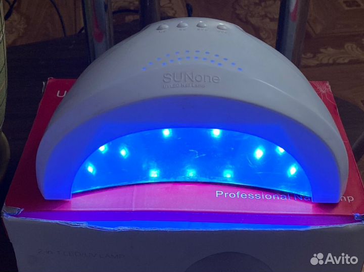 Лампа Sunone и фреза для маникюра