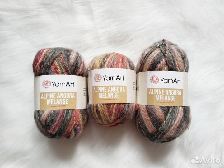 Комплект шапка и шарф ангора