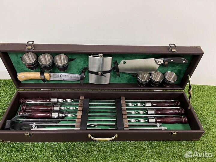 Подарочные шампура в кейсе