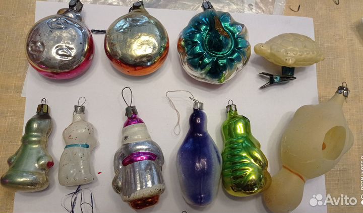 Елочные игрушки СССР в реставрацию