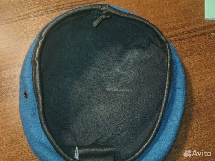 Берет вдв голубой