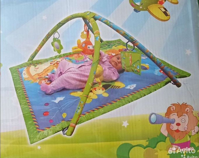 Развивающийся коврик от 0 мес