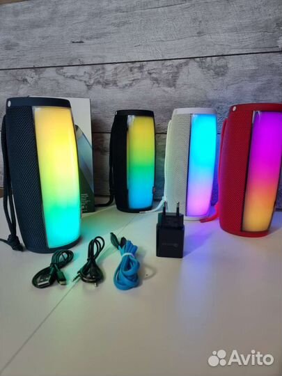 Музыкальная портативная колонка ночник