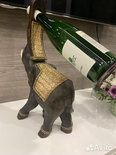 Подставка под вино, слон, в подарок