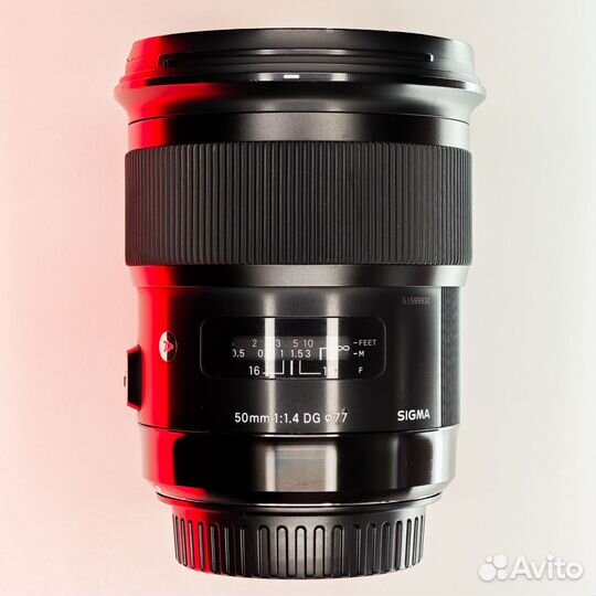 Объектив Sigma 50mm f/1.4 Art Canon EF DG HSM