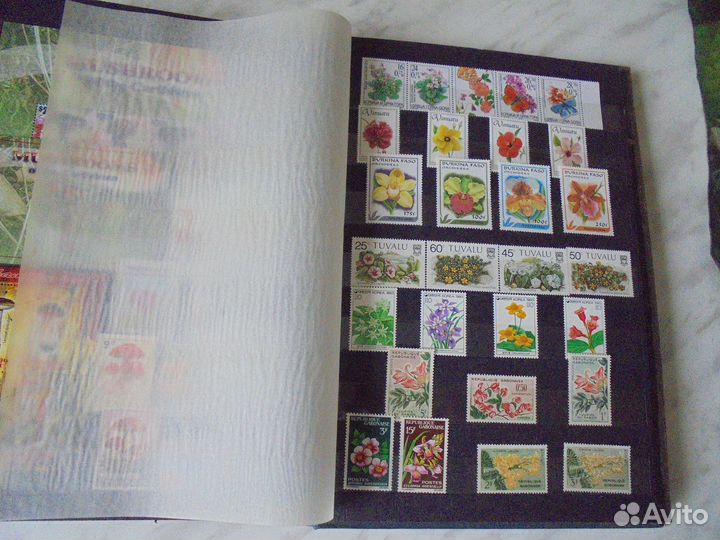 Марки в альбоме 