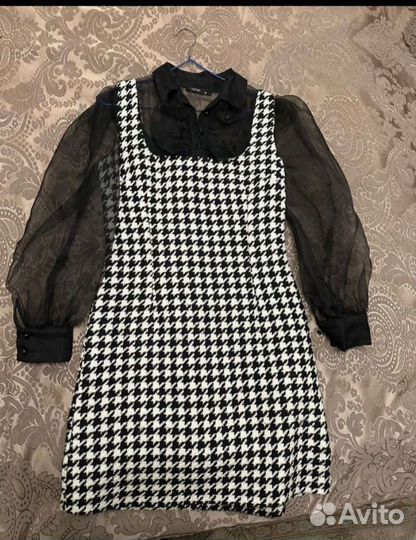 Твидовое платье