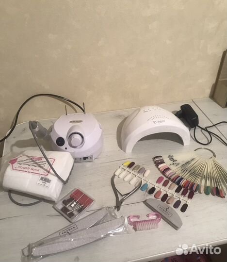 Набор для маникюра и гель лака бу