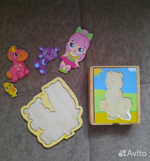 Деревянные пазлы