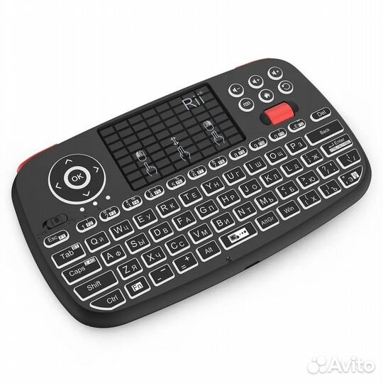 Беспроводная мини-клавиатура с мышкой