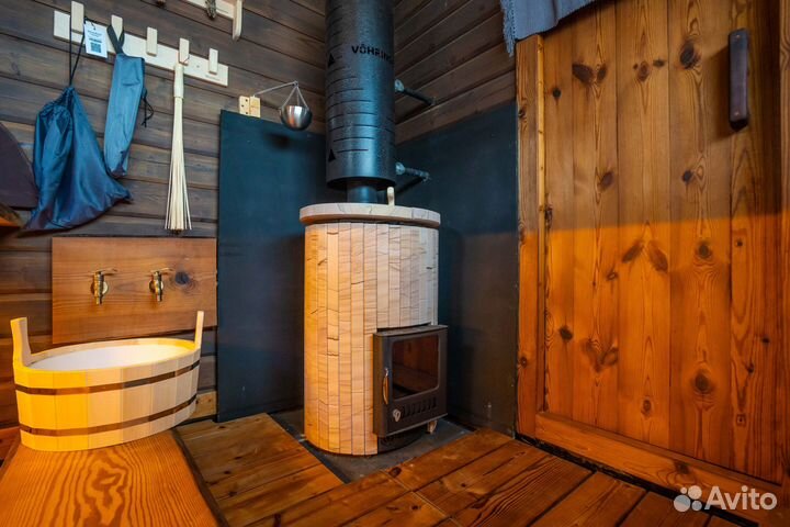 Настоящая русская баня из бруса