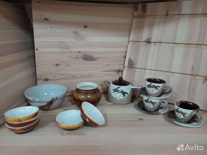 Сервиз чайный зик розетки для меда, варенья