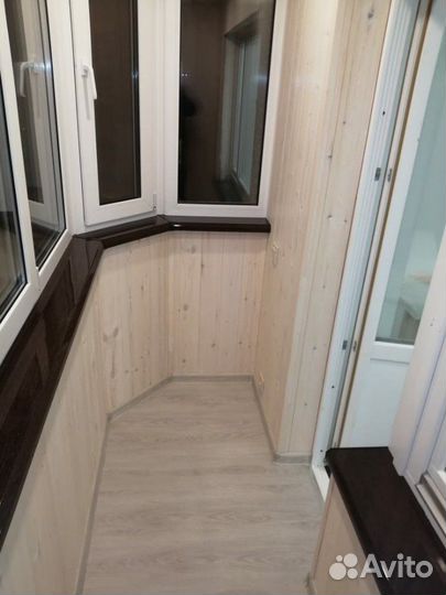 Теплый балкон, остекление, отделка