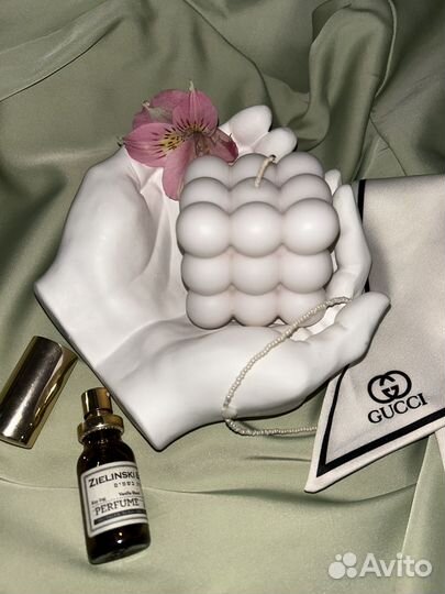 Ароматическая свеча ручной работы 