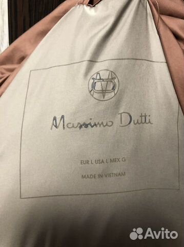 Пуховик женский massimo dutti, L