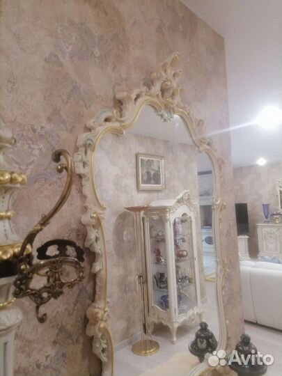 Консоль с зеркалом силик старинная