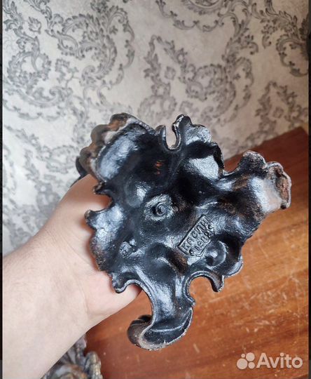 Каслинское литье.Подсвечник.1982 год