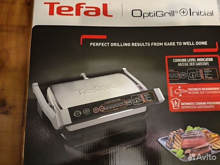 Электрогриль Tefal optigrill +initial gc706d34