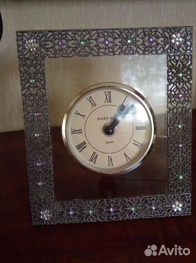 Часы настольные каминные стиль хайтек