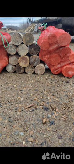 Дрова в сетках