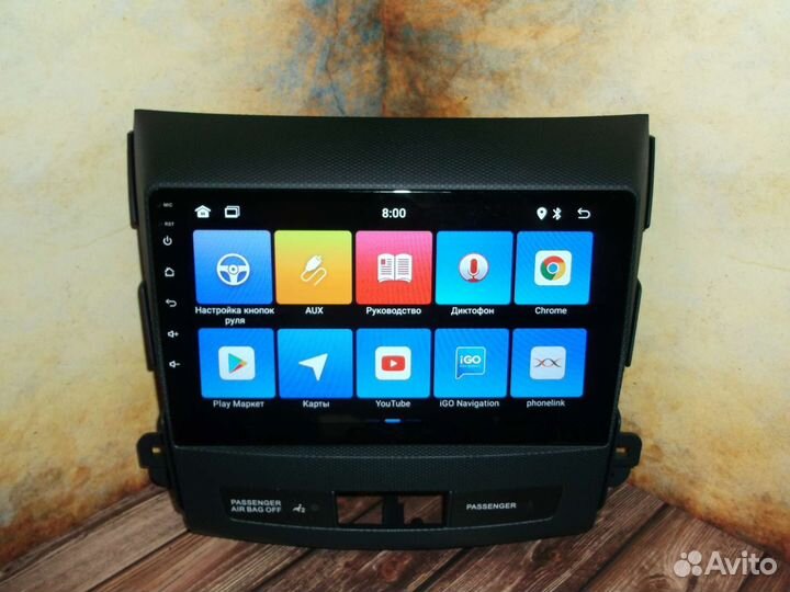 Магнитола Peugeot 4007 Android GPS WiFi