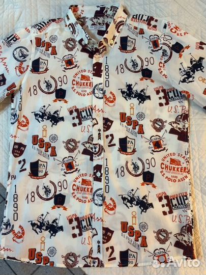 Рубашка us polo 11-12 лет