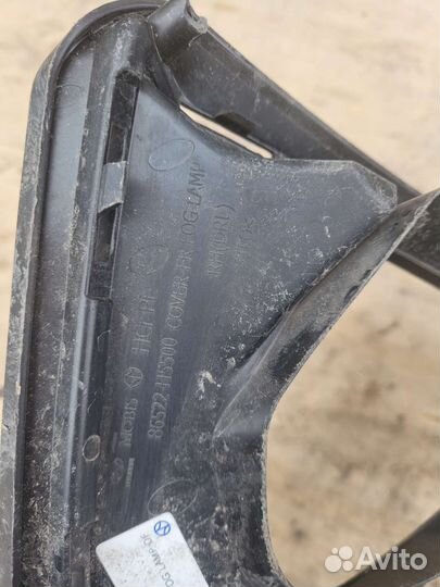 Накладка птф правая hyundai Solaris