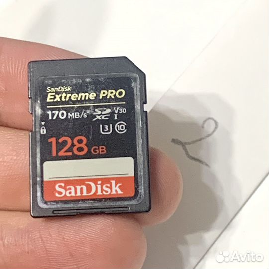 Флешки SanDisk Extreme Pro sdxc 128gb 170mb/s V30